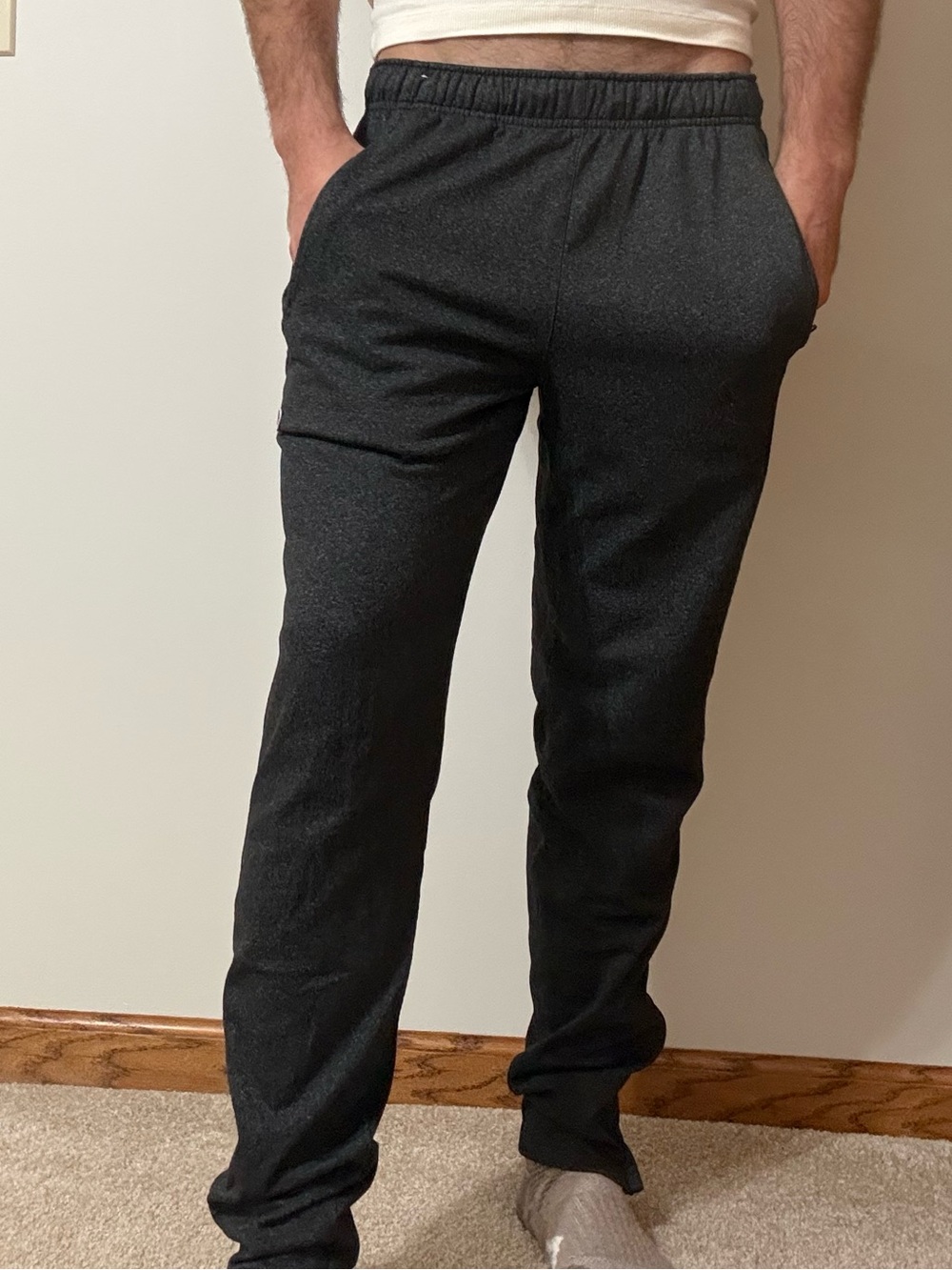 Champion gray track pants